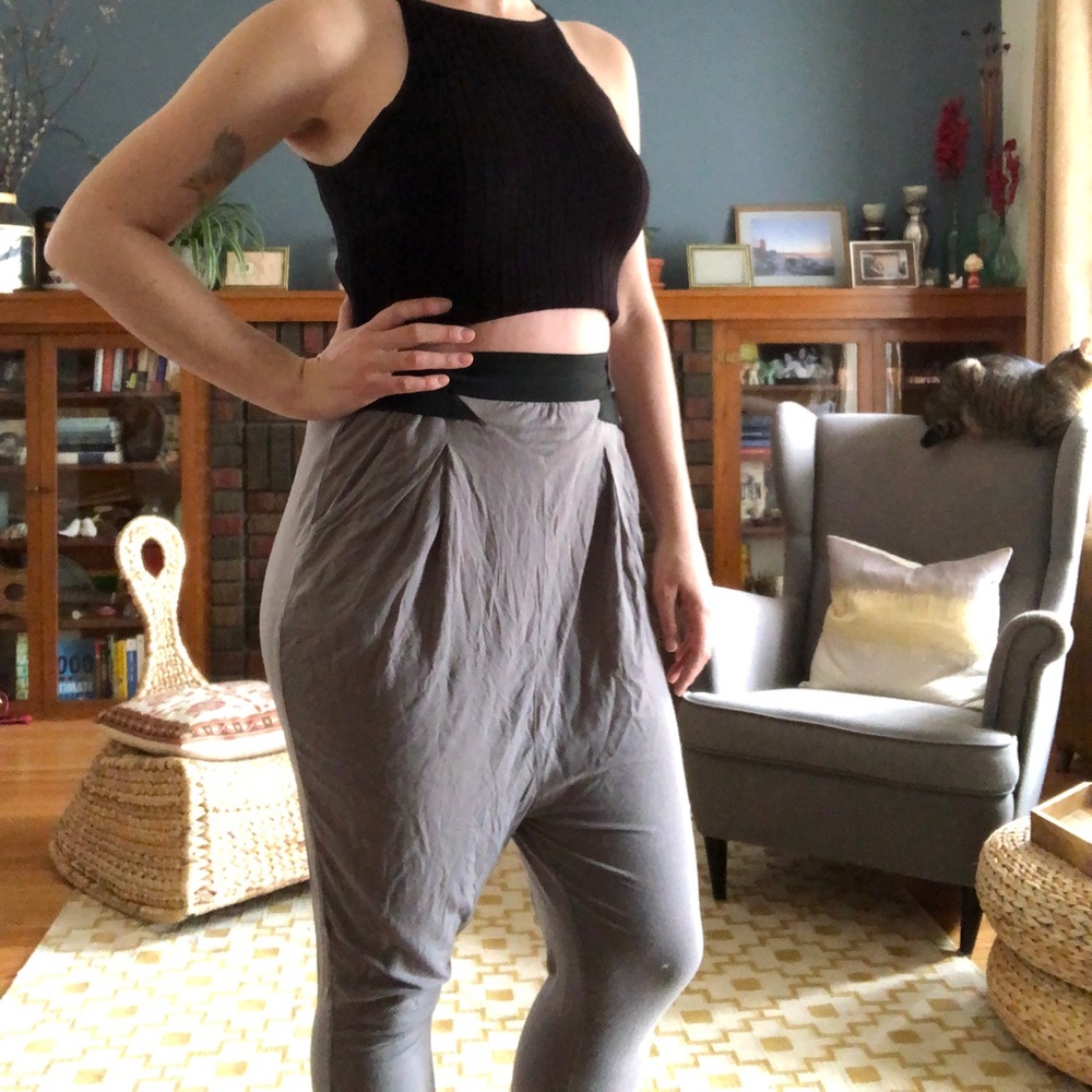 Comfy and chic harem capris